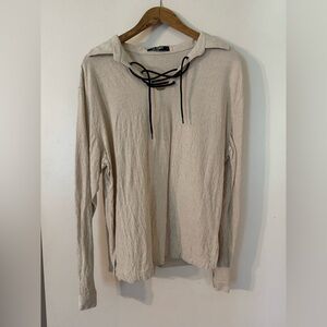 Men’s pirate costume shirt